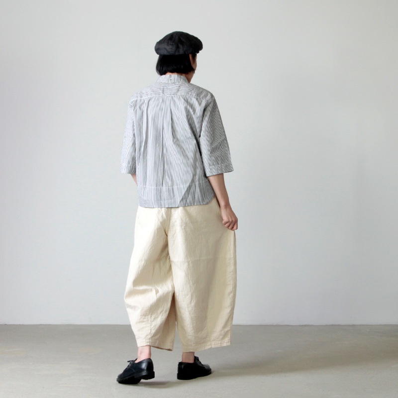 HARVESTY (ハーベスティ) クロップドサーカスパンツ 二重織ツイル