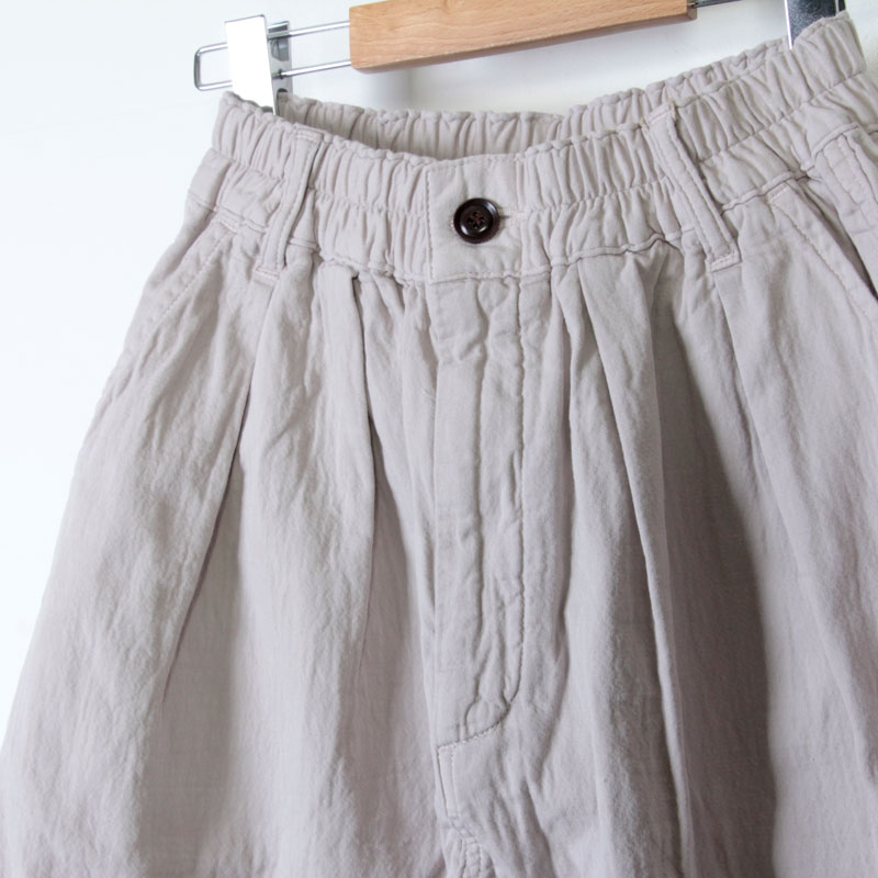 HARVESTY (ハーベスティ) クロップドサーカスパンツ 二重織ツイル