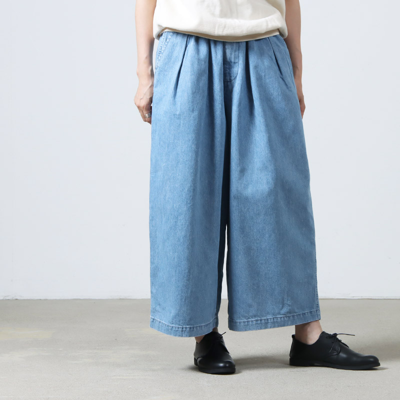 HARVESTY (ハーベスティ) サーカスバギーパンツ 10oz denim LIGHT BLUE