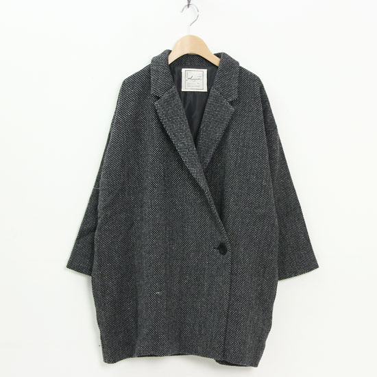 ICHI Antiquites (イチアンティークス) 太ミックスツイードコート