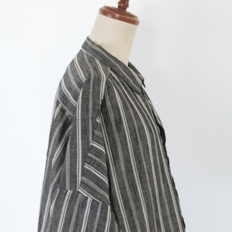 ICHI Antiquites (イチアンティークス) コットンリネンストライプ