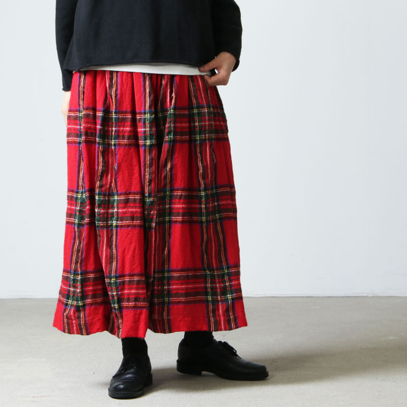 ICHI Antiquites (イチアンティークス) ウールガーゼタータンチェック