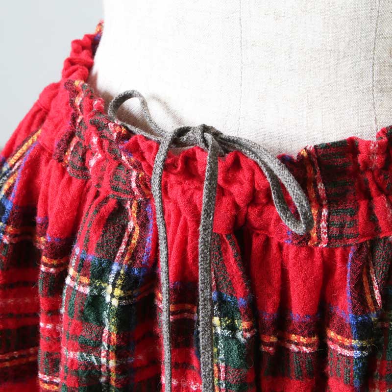 ICHI Antiquites (イチアンティークス) ウールガーゼタータンチェック