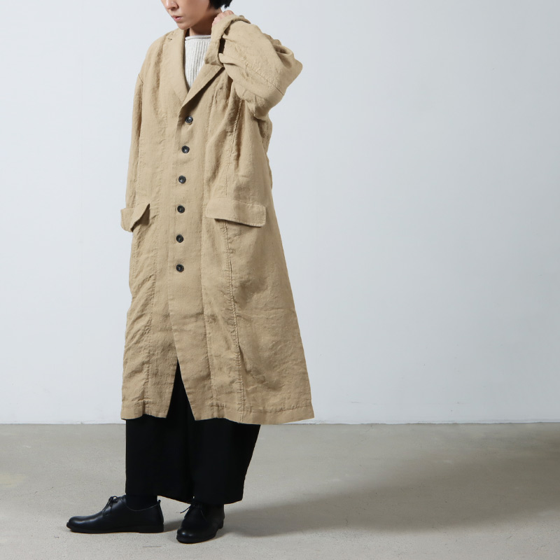 ICHI Antiquites (イチアンティークス) リネンキャンバスコート