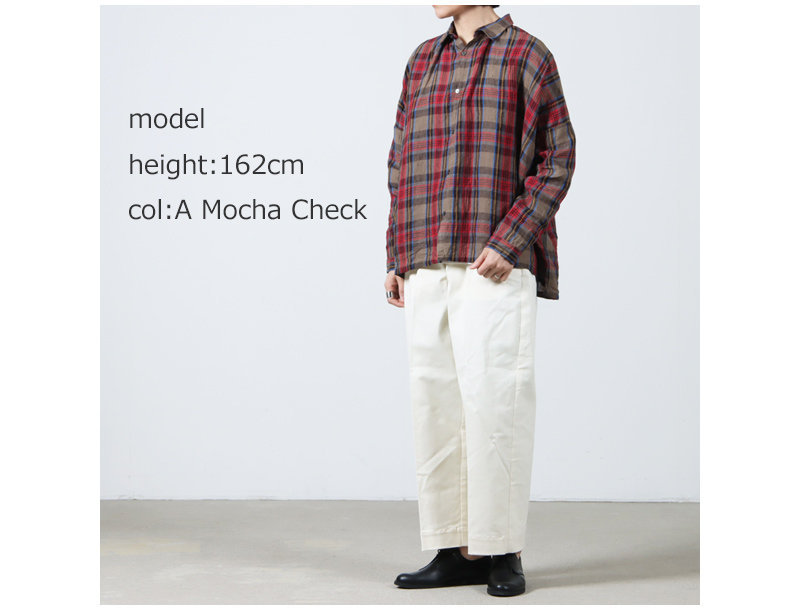 ICHI Antiquites (イチアンティークス) リネン タータンチェック