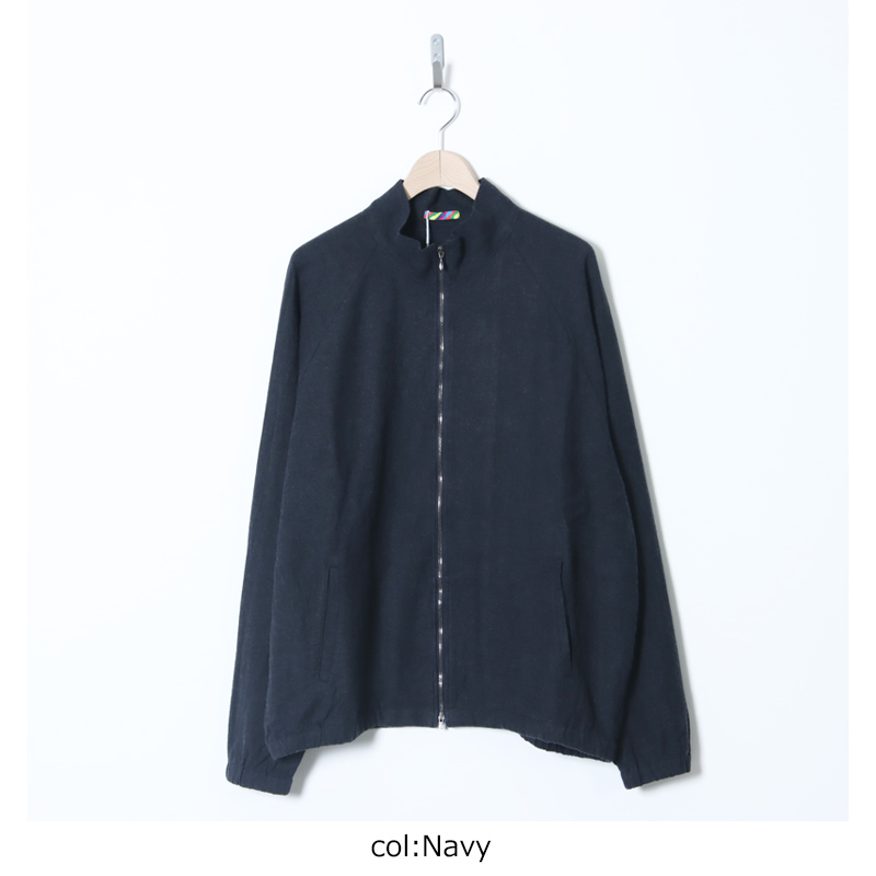 is-ness (イズネス) Linen Track Jacket / リネントラックジャケット