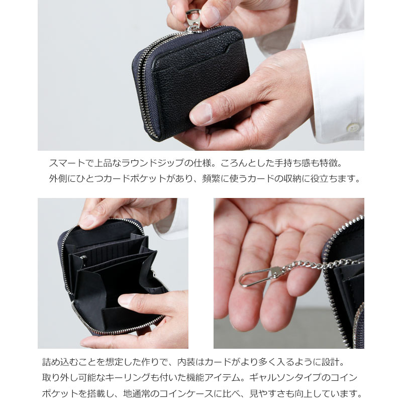 ITTI (イッチ) CRISTY COIN CARD WLT / KUROZAN / クリスティーコイン