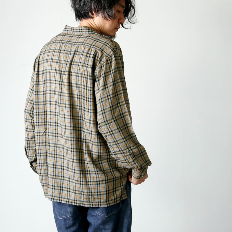 KAPTAIN SUNSHINE (キャプテンサンシャイン) Open Collar L/S Shirt