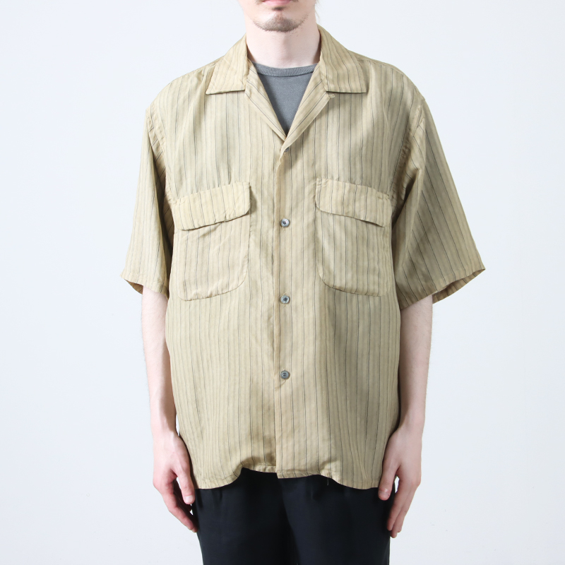 KAPTAIN SUNSHINE (キャプテンサンシャイン) Open Collared SS Shirt