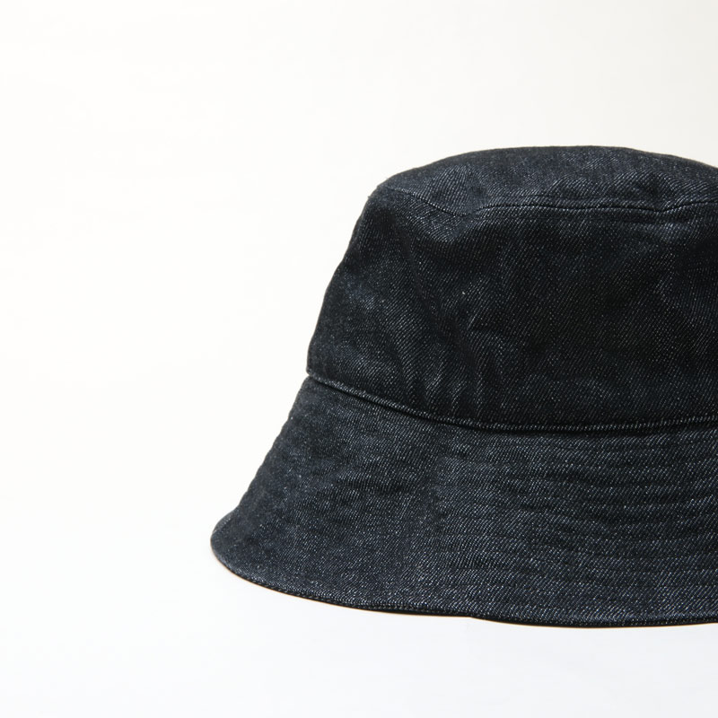 KIJIMA TAKAYUKI (キジマタカユキ) ORGANIC COTTON DENIM BUCKET HAT