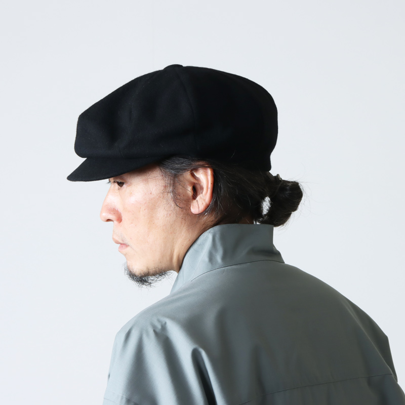 KIJIMA TAKAYUKI (キジマタカユキ) WOOL MELTON CASQUETTE / ウール