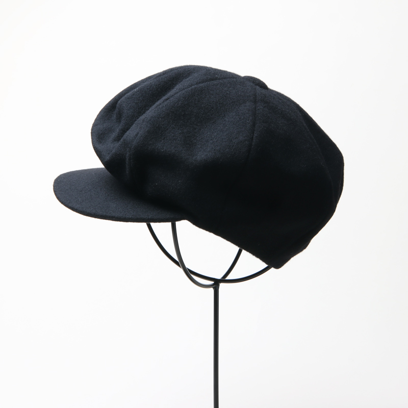 KIJIMA TAKAYUKI (キジマタカユキ) WOOL MELTON CASQUETTE / ウール