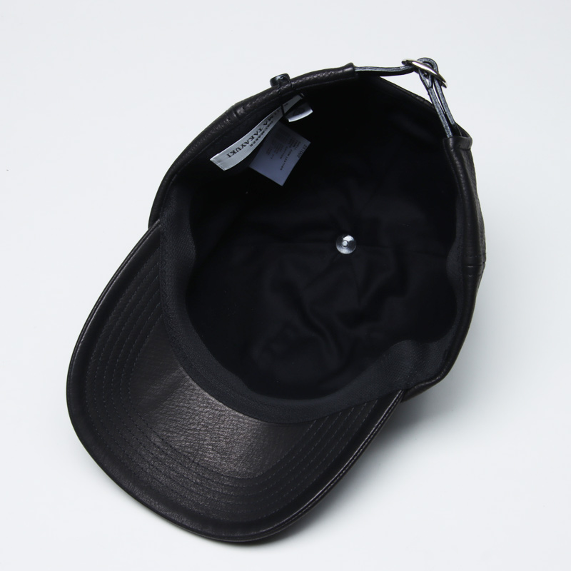 KIJIMA TAKAYUKI (キジマタカユキ) COWHIDE 6PANEL CAP / カウハイド 6