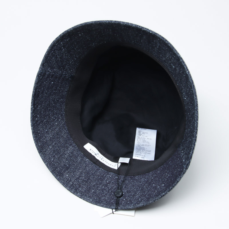 KIJIMA TAKAYUKI (キジマタカユキ) COTTON SILK DENIM BUCKET HAT