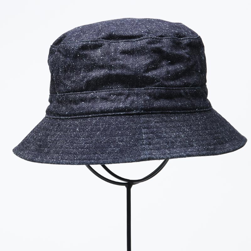 KIJIMA TAKAYUKI (キジマタカユキ) COTTON SILK DENIM BUCKET HAT