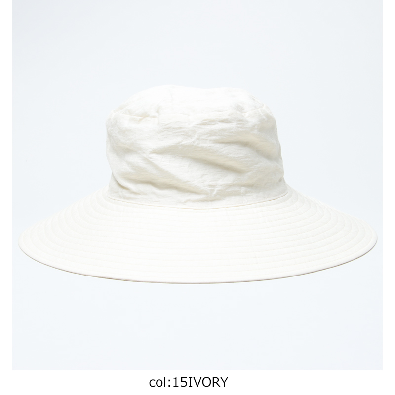 KIJIMA TAKAYUKI (キジマタカユキ) LINEN RAYON WIDE BRIM BUCKET HAT