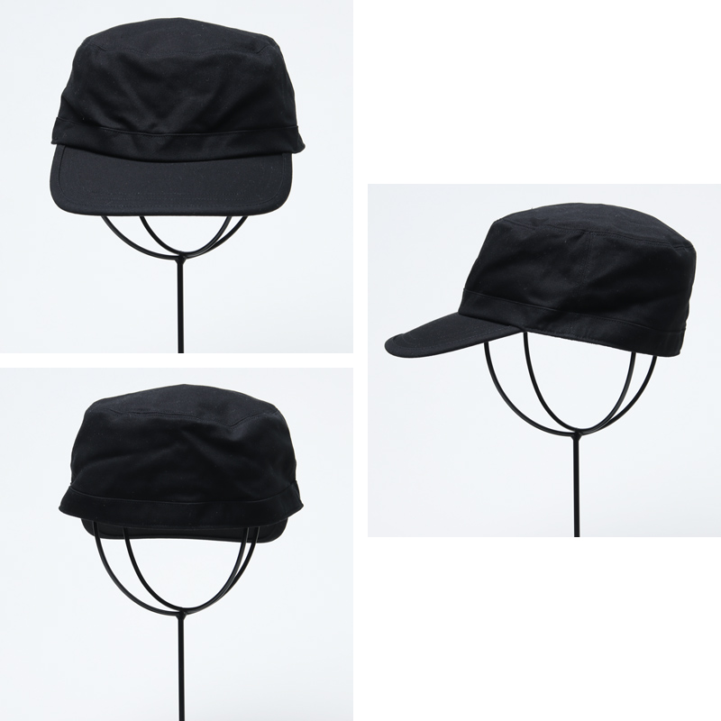 KIJIMA TAKAYUKI (キジマタカユキ) COTTON SATIN WORK CAP / コットン