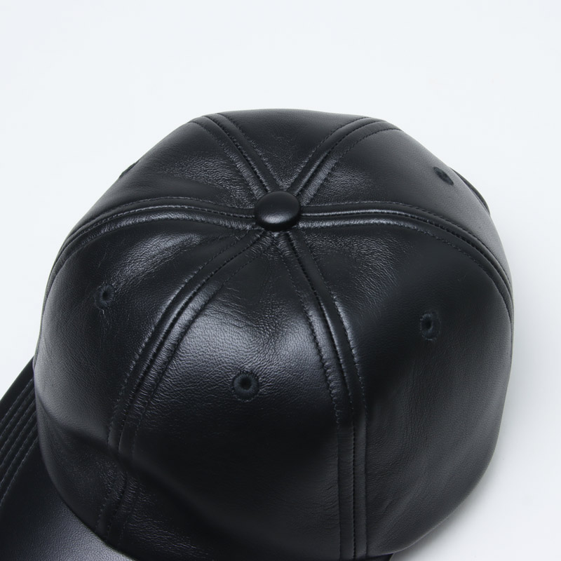 KIJIMA TAKAYUKI (キジマタカユキ) LAMBSKIN 6PANEL CAP / ラムスキン6