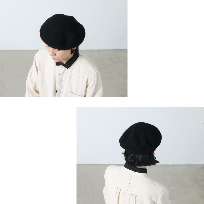 KIJIMA TAKAYUKI (キジマタカユキ) CASHMERE KNIT BERET / カシミヤ