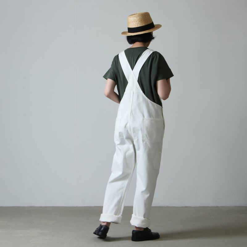 LENO (リノ) OVERALLS WHITE / オーバーオールホワイト