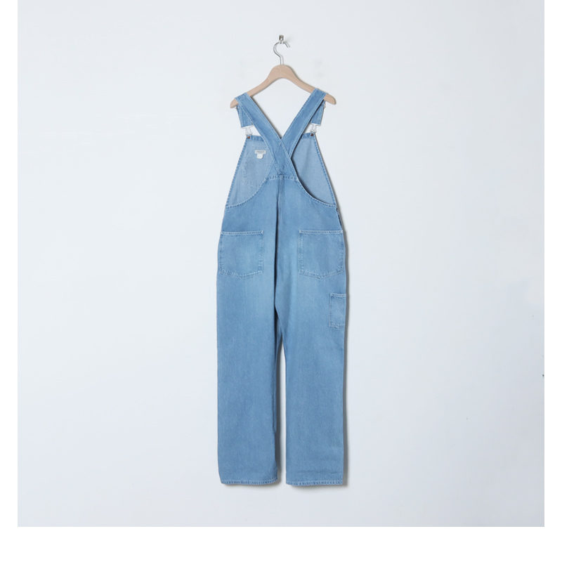 LENO (リノ) OVERALLS FADE INDIGO / オーバーオールフェードインディゴ