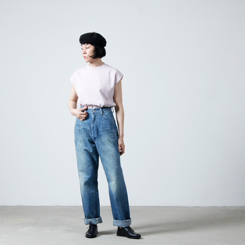 LENO (リノ) KAY HIGH WAIST JEANS FADE INDIGO / ケイハイウエスト