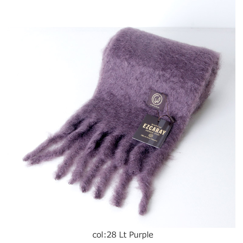 MANTAS EZCARAY (マンタスエスカレイ) MOHAIR MUFFLER / モヘアマフラー