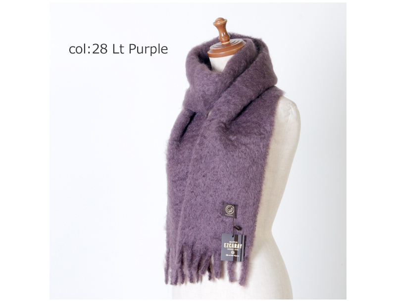 MANTAS EZCARAY (マンタスエスカレイ) MOHAIR MUFFLER / モヘアマフラー