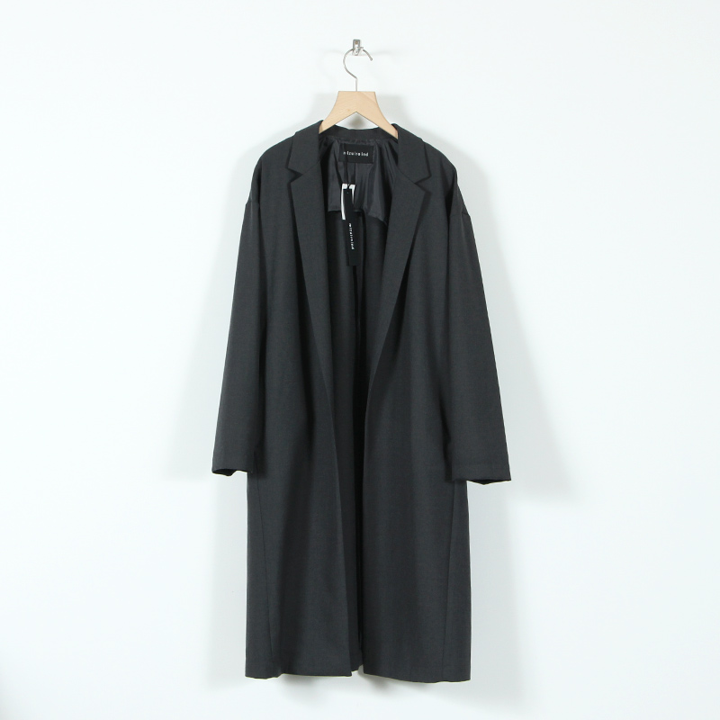 mizuiro ind (ミズイロインド) テーラードロングコート