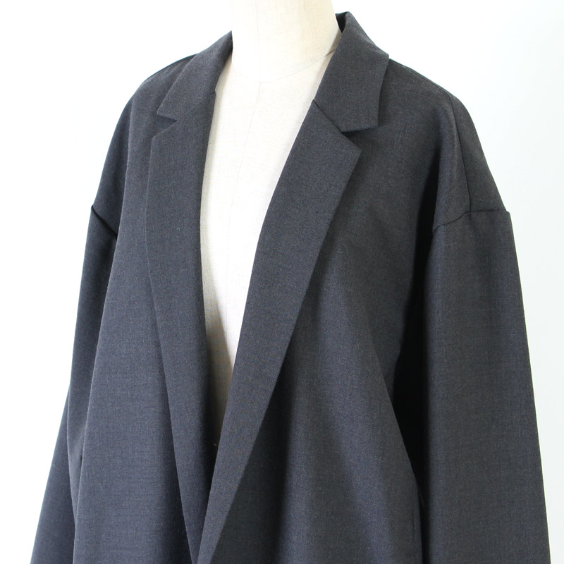 mizuiro ind (ミズイロインド) テーラードロングコート