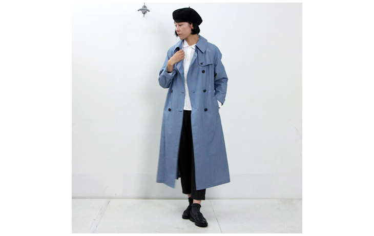 mizuiro ind (ミズイロインド) トレンチコート