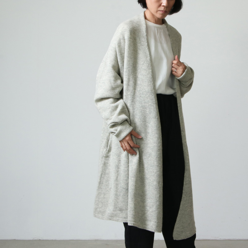 mizuiro ind (ミズイロインド) ワイドカーディガン