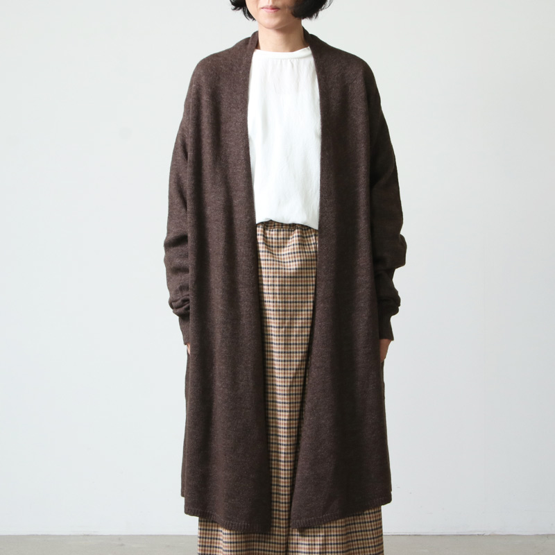 mizuiro ind (ミズイロインド) ワイドカーディガン