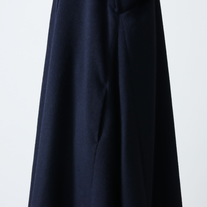 mizuiro ind (ミズイロインド) ステンカラーフレアコート