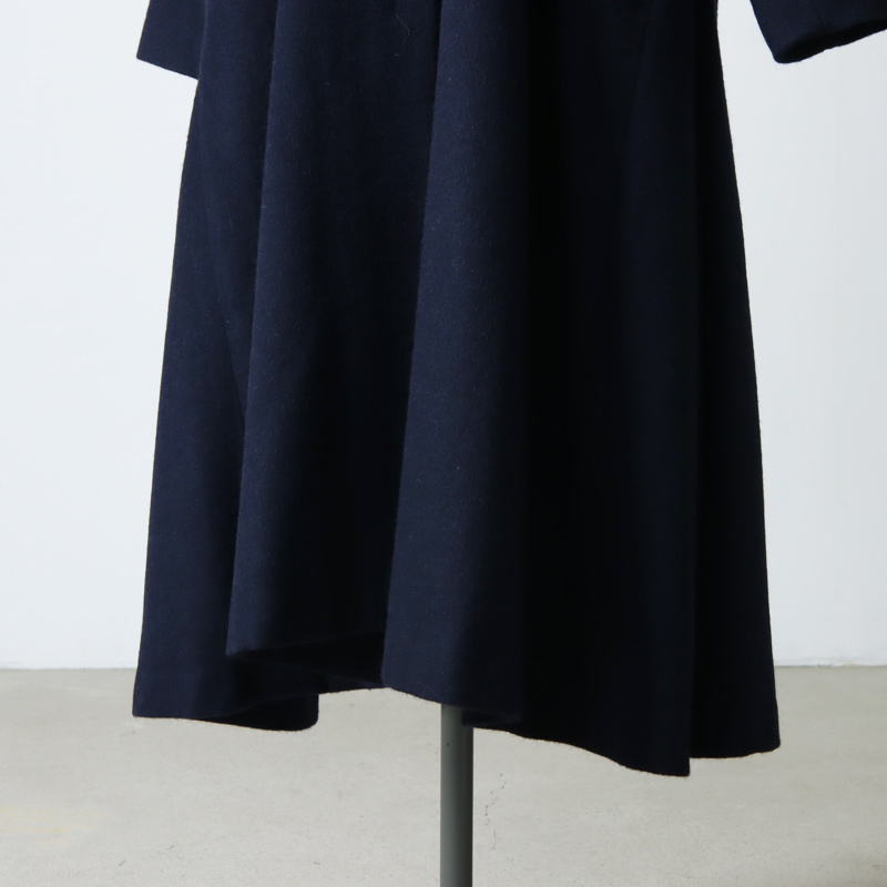 mizuiro ind (ミズイロインド) ステンカラーフレアコート