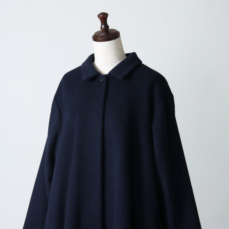 mizuiro ind (ミズイロインド) ステンカラーフレアコート