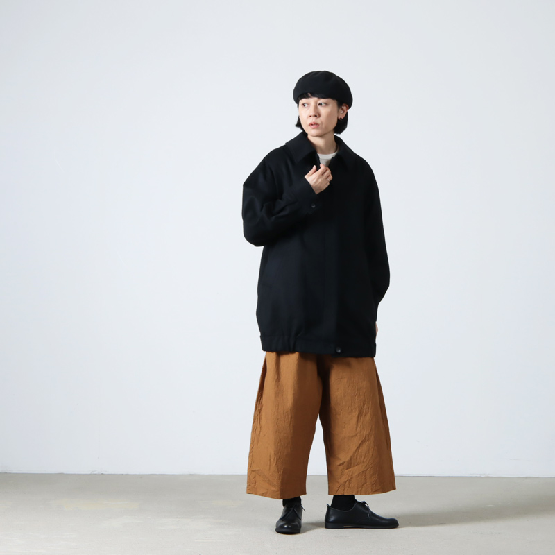 mizuiro ind (ミズイロインド) ウールハリントンジャケット