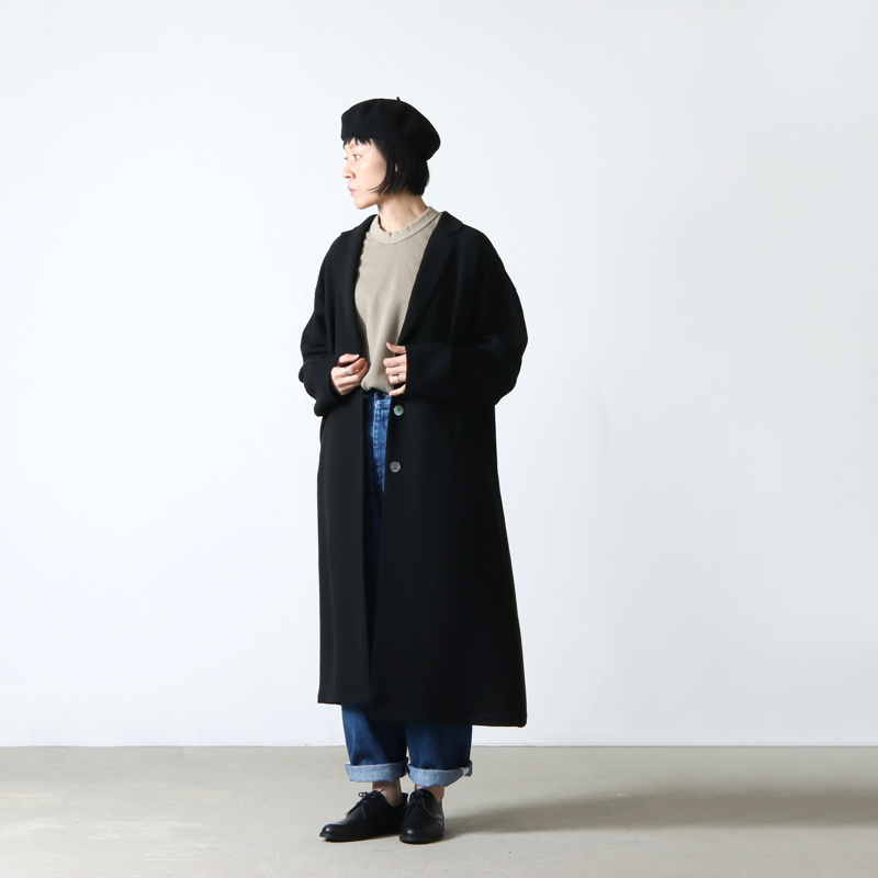 mizuiro ind (ミズイロインド) ワイドテーラードコート