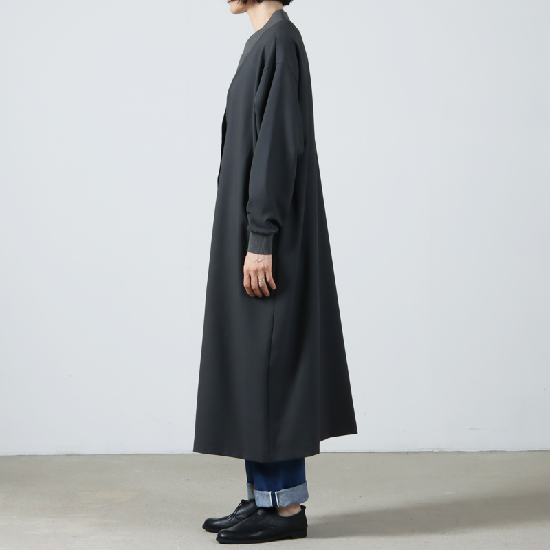 mizuiro ind (ミズイロインド) Vネックワイドロングカーディガン