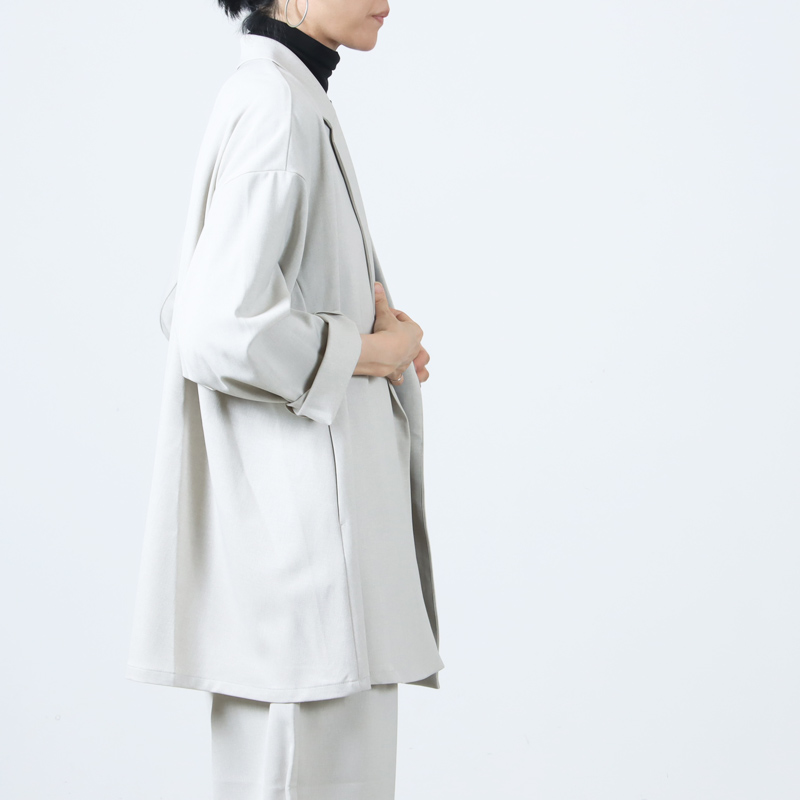 mizuiro ind (ミズイロインド) テーラードシャツジャケット