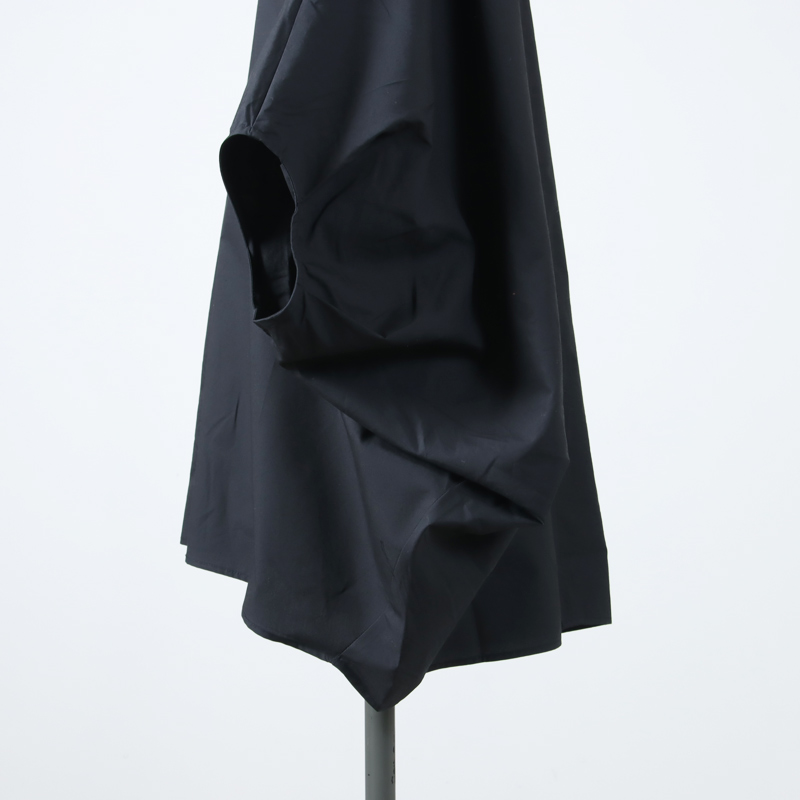 mizuiro ind (ミズイロインド) スタンドカラーコクーンシャツ