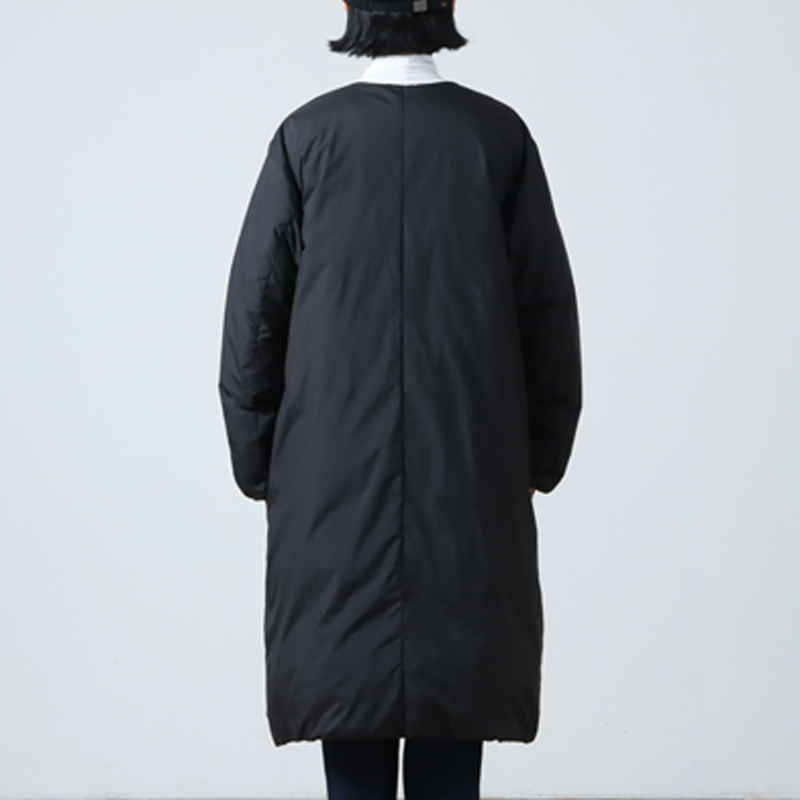 NANGA (ナンガ) NO COLLAR DOWN COAT / ノーカラーダウンコート