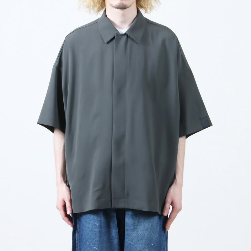 N.HOOLYWOOD (エヌハリウッド) ZIP UP HALF SLEEVE SHIRT / ジップ