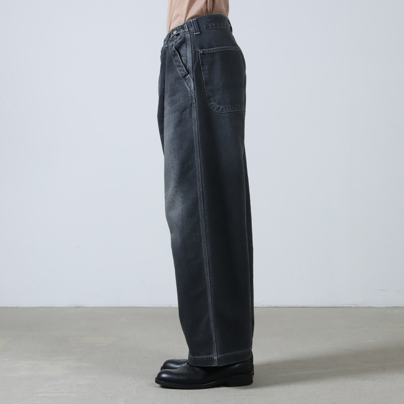 Ordinary Fits (オーディナリーフィッツ) BELL PANTS BLACK USED