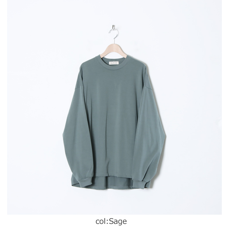 POLYPLOID (ポリプロイド) OVERSIZE LONGSLEEVE C / オーバーサイズ