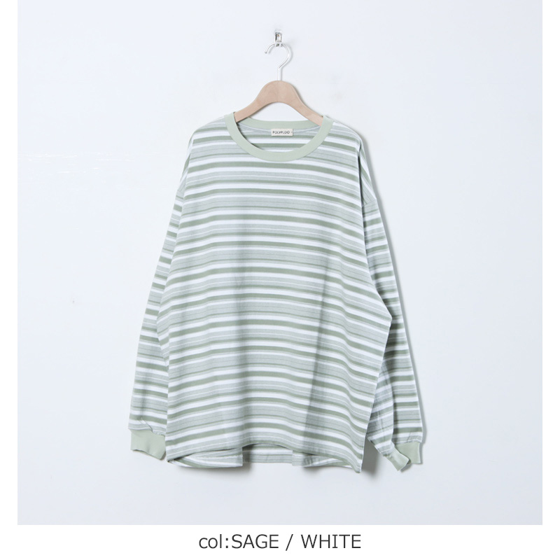 POLYPLOID (ポリプロイド) OVERSIZE LONGSLEEVE B / オーバーサイズ