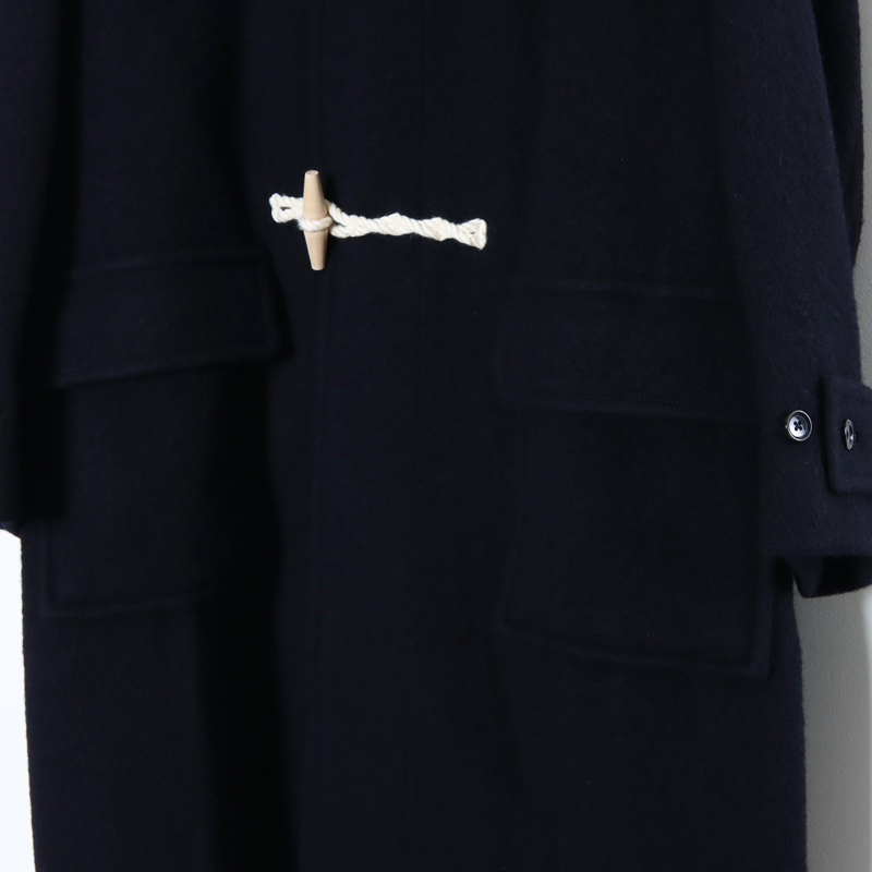 blurhmsROOTSTOCK (ブラームス ルーツストック) Wool Melton Duffle