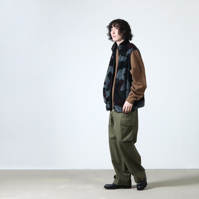 blurhmsROOTSTOCK (ブラームス ルーツストック) Recycle Boa Vest