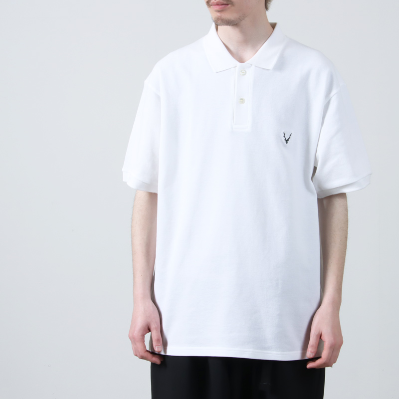 South2 West8 (サウスツーウエストエイト) S/S Polo Shirt - Cotton