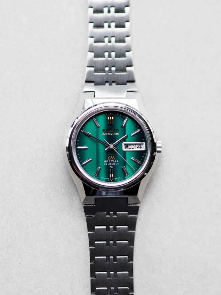 Seiko LM 5216-6040 Lord Matic Special Green Striped Dial for C$447